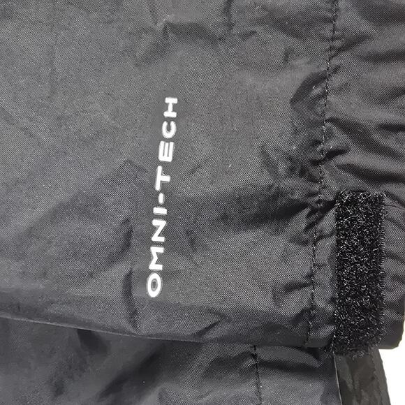 Columbia Omni-Tech Black Waterproof Jacket, Size Small - Picture 5 of 9